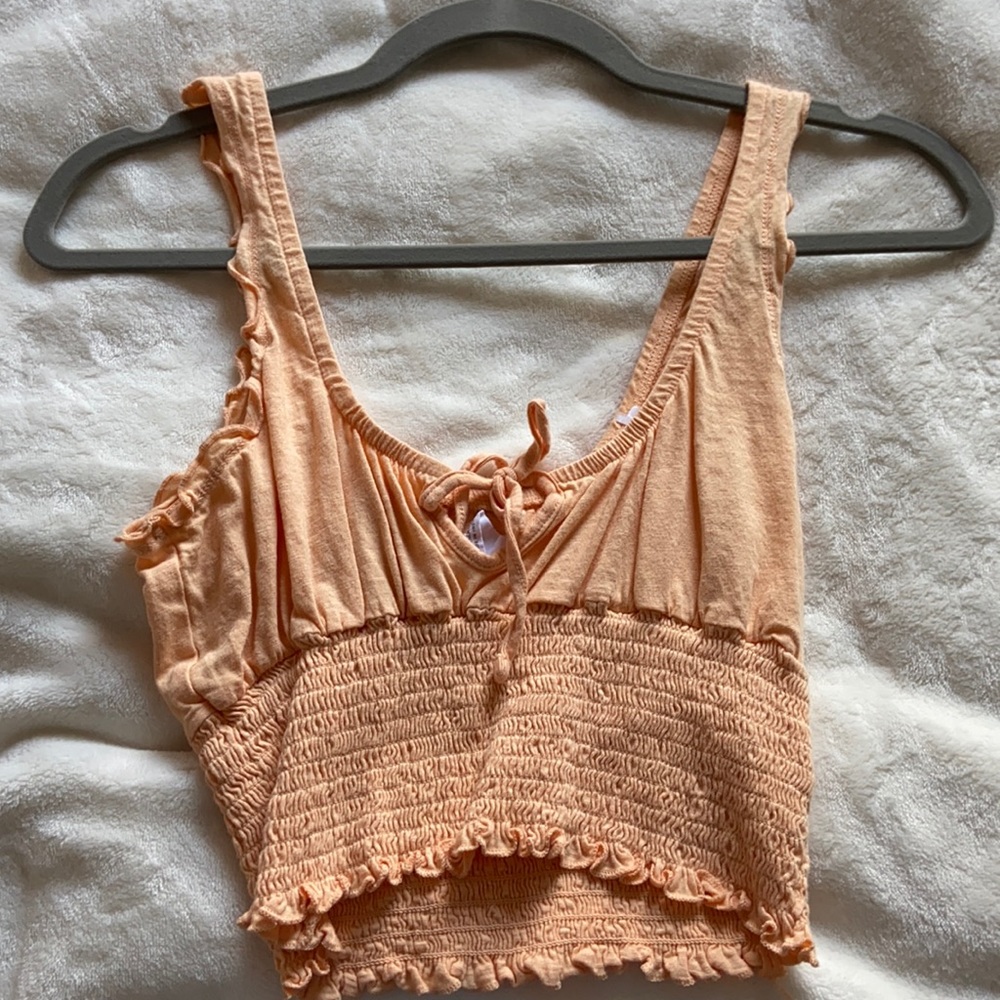 light orange tank top from pacsun